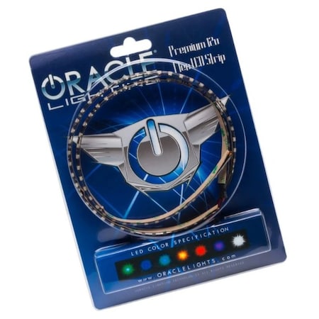 Oracle Lighting 15 Length Blue LED Strip Waterproof 50000 Hour Lifespan Use On Engine Bay Footwells 3805-002